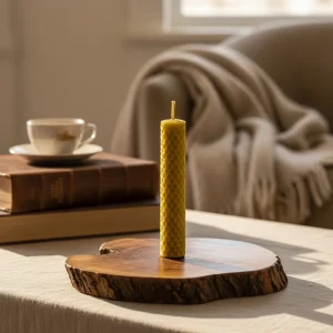 Kit 10 velas artesanais de cera de abelha 10x2