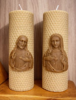 Dupla de Velas Sagrado Coração